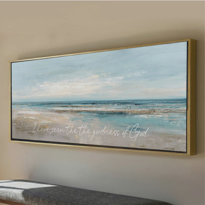 Ocean Abstract Art, I have Seen the Goodness of God