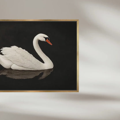 "Swan Lake"  Vintage Black and White Art