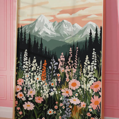 Yosemite in Spring Illustration Art