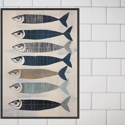Sardines Nautical Fish Kitchen Art