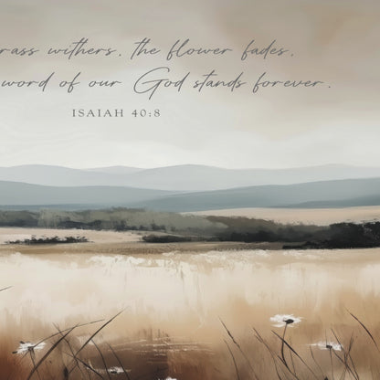 Neutral Landscape Christian Wall Art